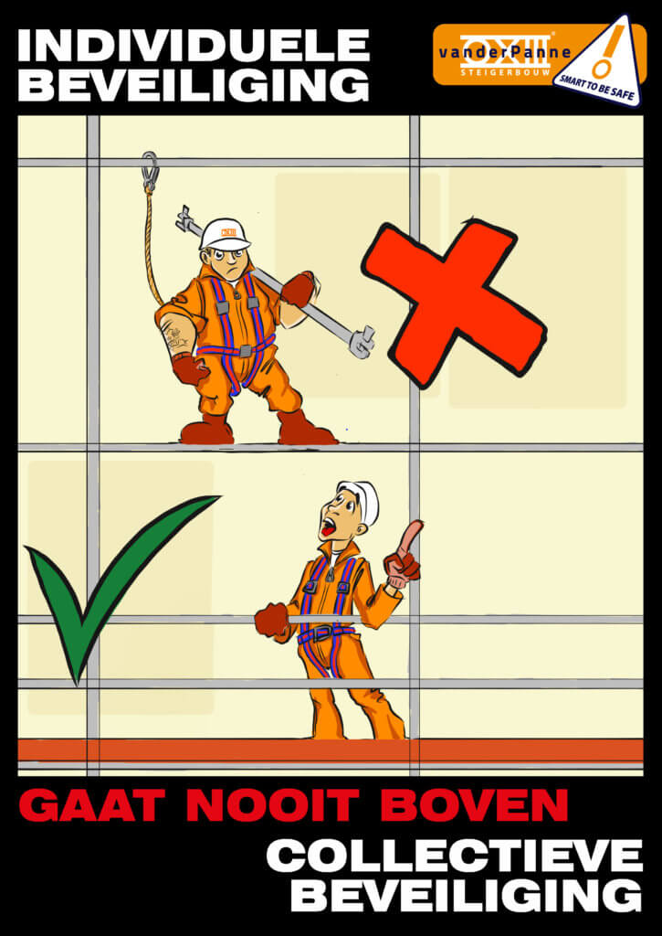 Smart2BSafe-Collectieveeveiliging-postercampagneveiligheid-steigerbouw-veiligsteigersbouwen-veiligwerken